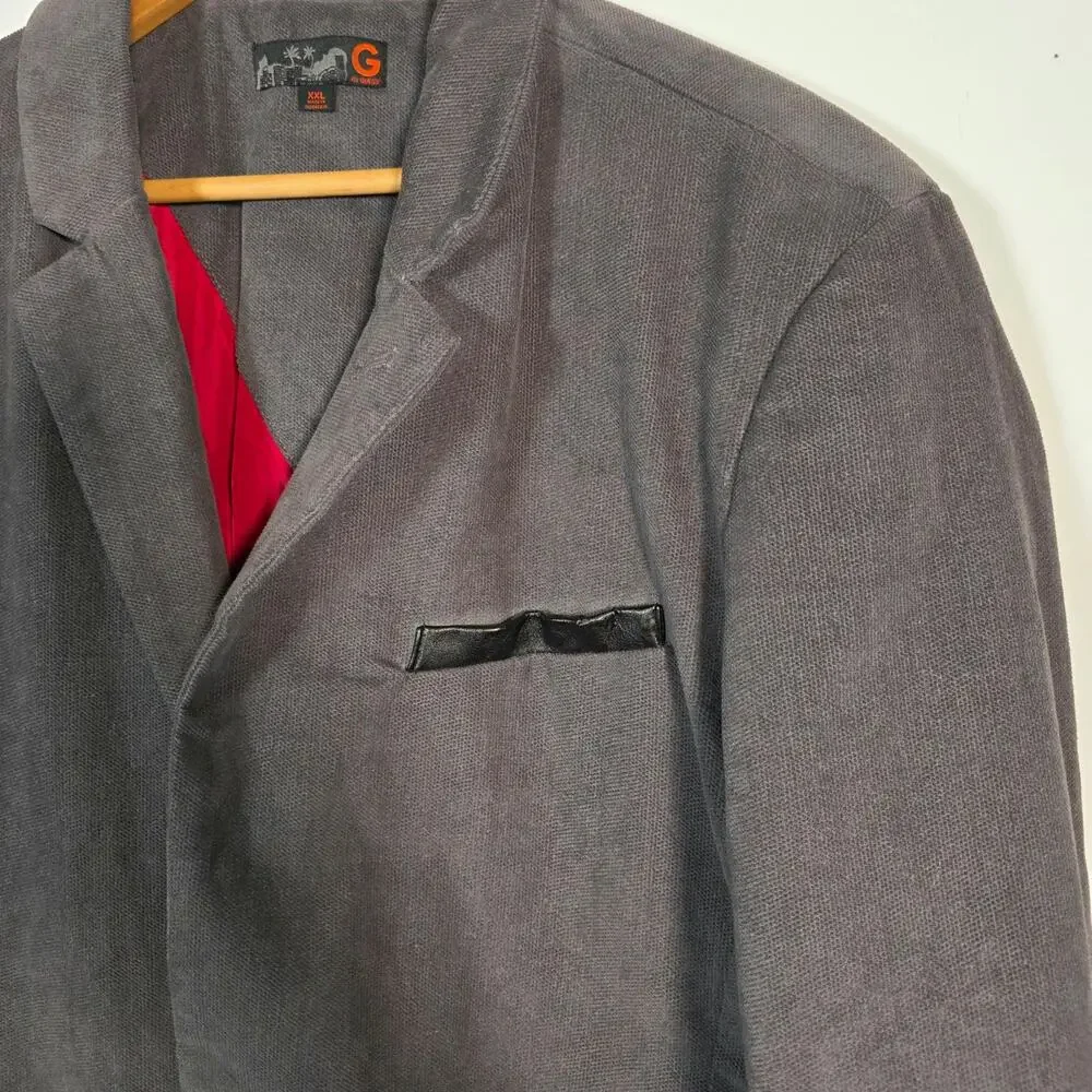 G by Guess Gray Corduroy Sport Coat Blazer Men's XXL NWOT